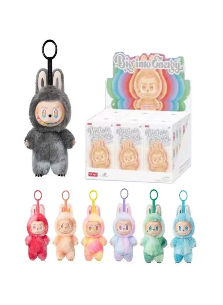 Labubu The Monsters Big into Energy Series-Vinyl Plush Pendant Blind Box, Blind Box Figures, Random Design Action Figures Collectible Toys Home Decorations, Single Box